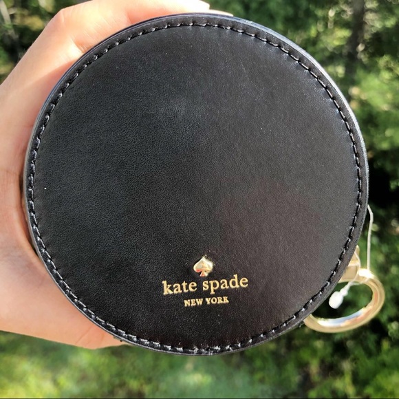 NWT Kate Spade Black Poppy Ooh La La Coinholder - Picture 2 of 8
